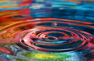 drop-ripples-rainbow-water
