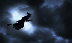 A-Halloween-witch-flies-a-018