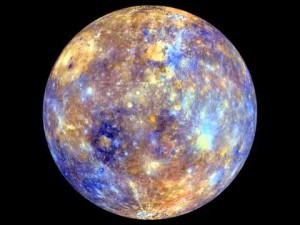 True Color Of Planet Mercury.