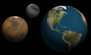 earth-moon-mars